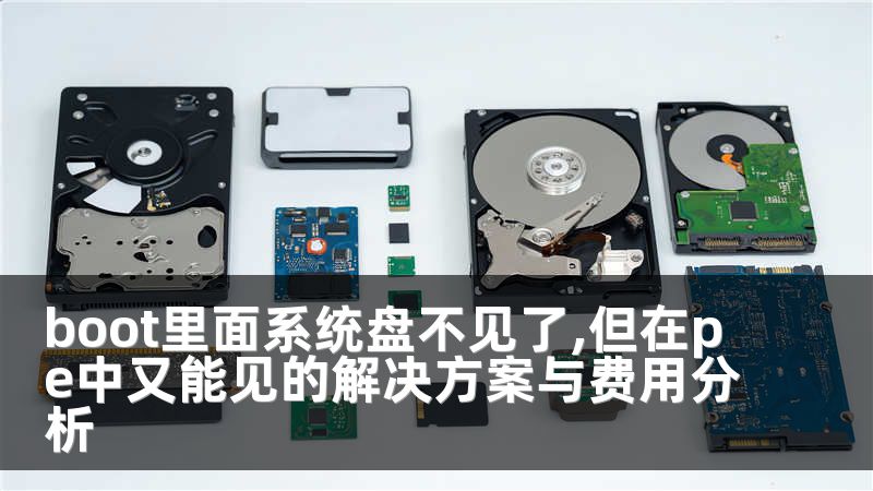 boot里面系统盘不见了,但在pe中又能见的解决方案与费用分析