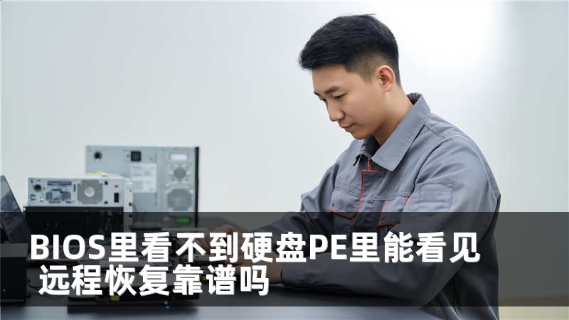 BIOS里看不到硬盘PE里能看见 远程恢复靠谱吗