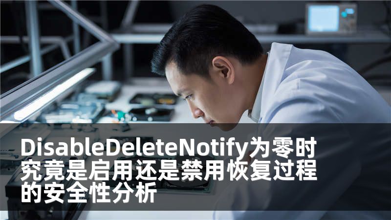 DisableDeleteNotify为零时究竟是启用还是禁用恢复过程的安全性分析