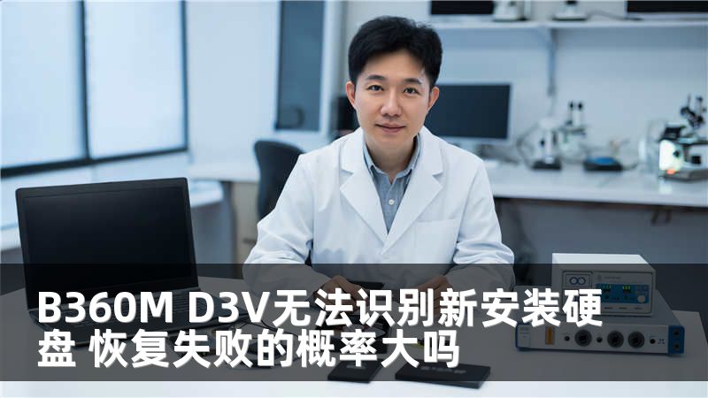B360M D3V无法识别新安装硬盘 恢复失败的概率大吗