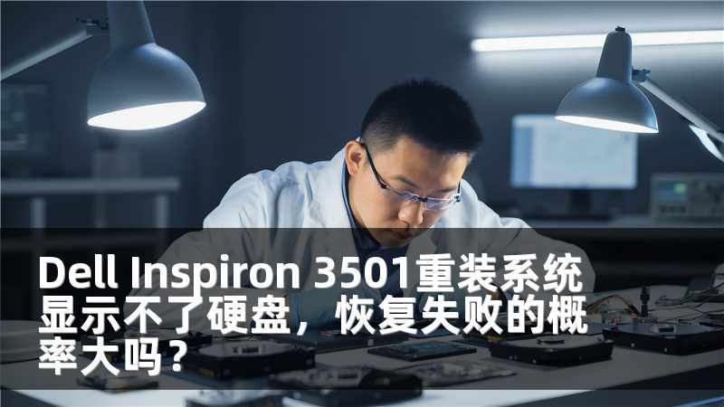 Dell Inspiron 3501重装系统显示不了硬盘，恢复失败的概率大吗？
