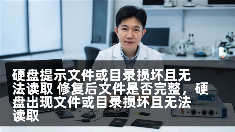 硬盘提示文件或目录损坏且无法读取 修复后文件是否完整，硬盘出现文件或目录损坏且无法读取