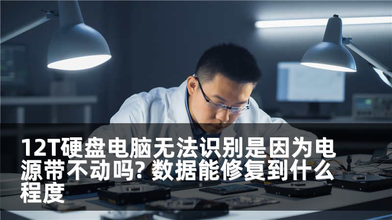 12T硬盘电脑无法识别是因为电源带不动吗? 数据能修复到什么程度