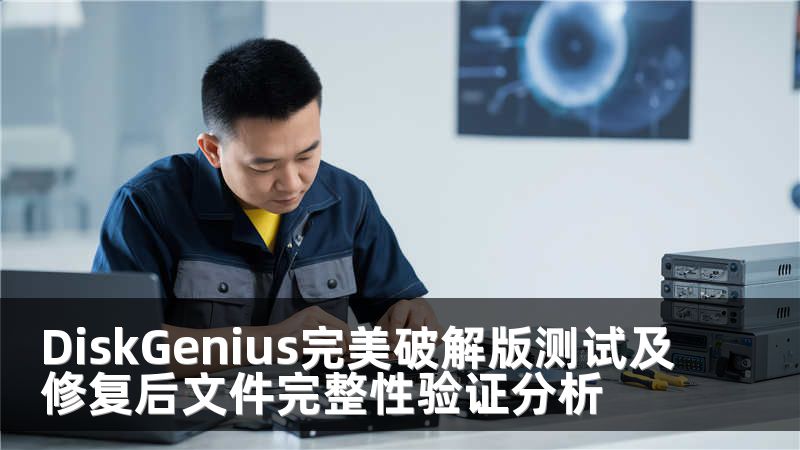 DiskGenius完美破解版测试及修复后文件完整性验证分析
