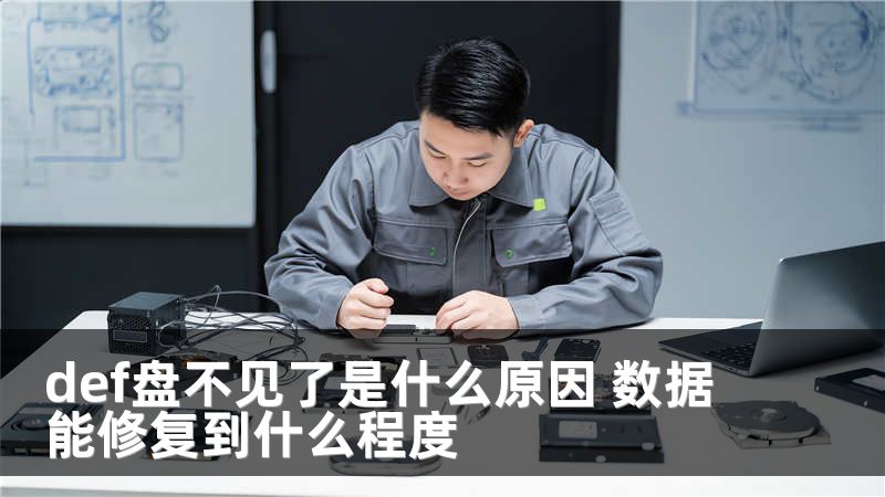 def盘不见了是什么原因 数据能修复到什么程度