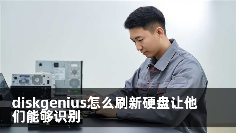 diskgenius怎么刷新硬盘让他们能够识别