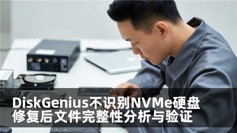 DiskGenius不识别NVMe硬盘修复后文件完整性分析与验证