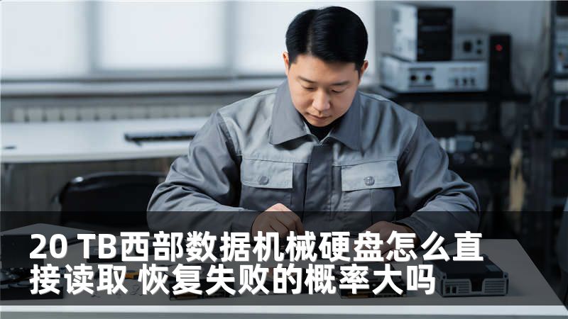 20 TB西部数据机械硬盘怎么直接读取 恢复失败的概率大吗