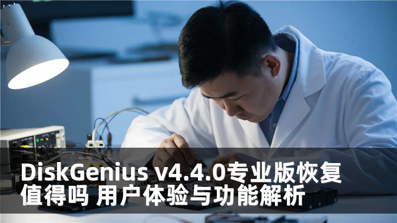 DiskGenius v4.4.0专业版恢复值得吗 用户体验与功能解析