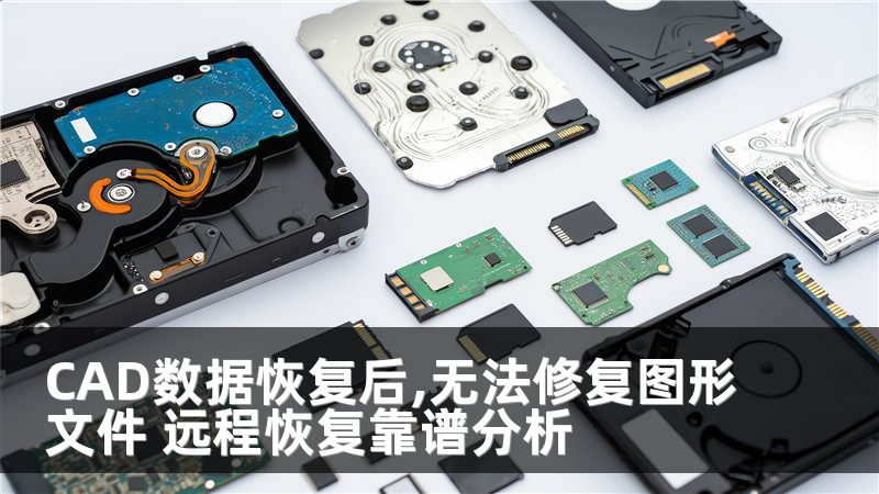 CAD数据恢复后,无法修复图形文件 远程恢复靠谱分析