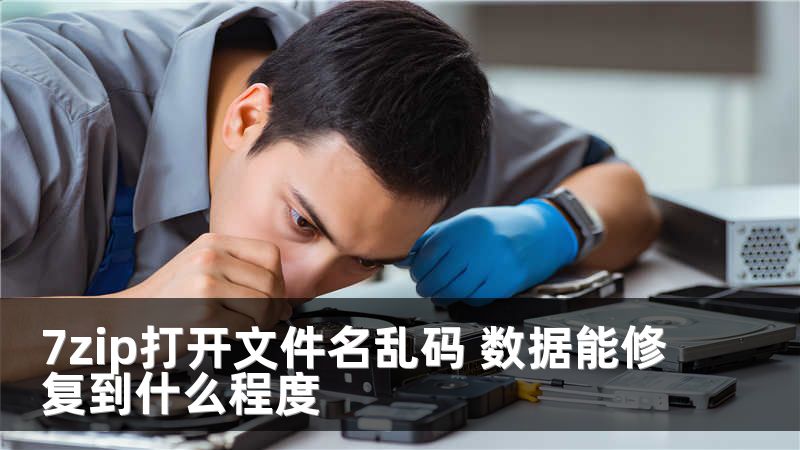 7zip打开文件名乱码 数据能修复到什么程度