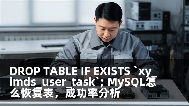 DROP TABLE IF EXISTS `xy_imds_user_task`; MySQL怎么恢复表，成功率分析