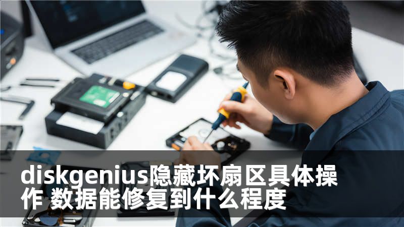 diskgenius隐藏坏扇区具体操作 数据能修复到什么程度
