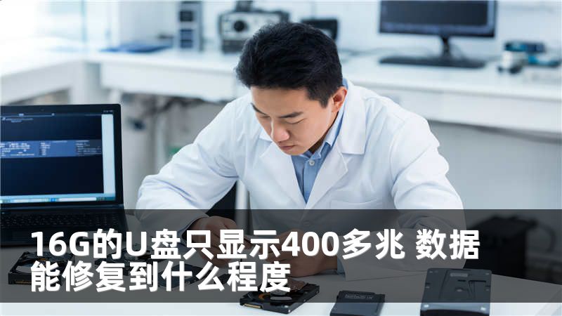 16G的U盘只显示400多兆 数据能修复到什么程度