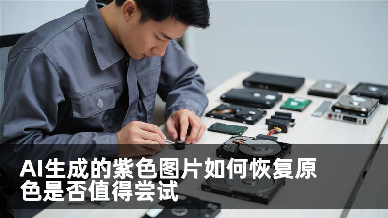 AI生成的紫色图片如何恢复原色是否值得尝试
