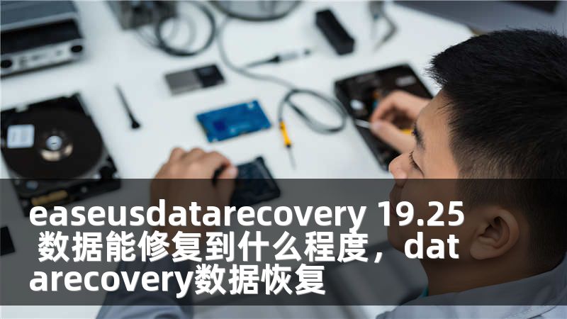 easeusdatarecovery 19.25 数据能修复到什么程度，datarecovery数据恢复