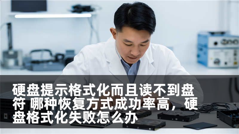 硬盘提示格式化而且读不到盘符 哪种恢复方式成功率高，硬盘格式化失败怎么办