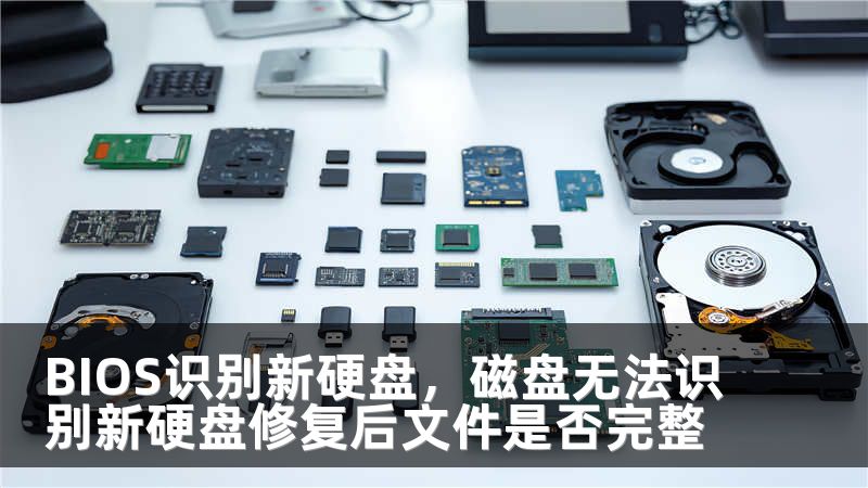 BIOS识别新硬盘，磁盘无法识别新硬盘修复后文件是否完整