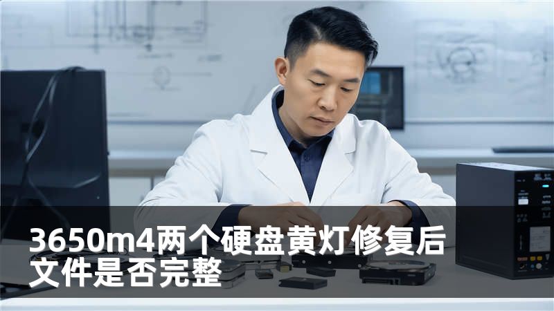 3650m4两个硬盘黄灯修复后文件是否完整