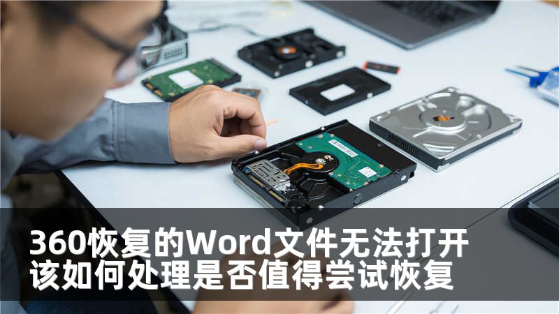 360恢复的Word文件无法打开该如何处理是否值得尝试恢复