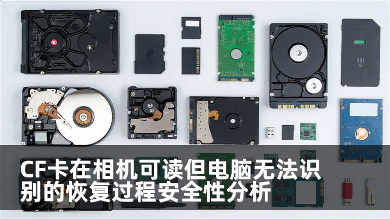 CF卡在相机可读但电脑无法识别的恢复过程安全性分析