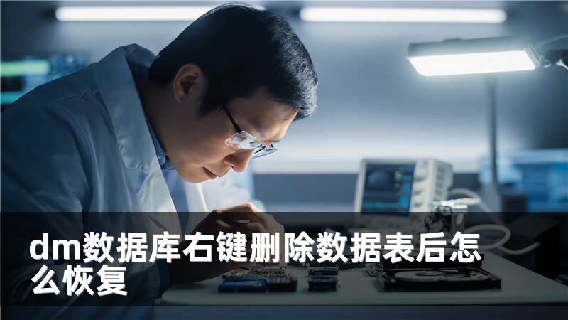 dm数据库右键删除数据表后怎么恢复