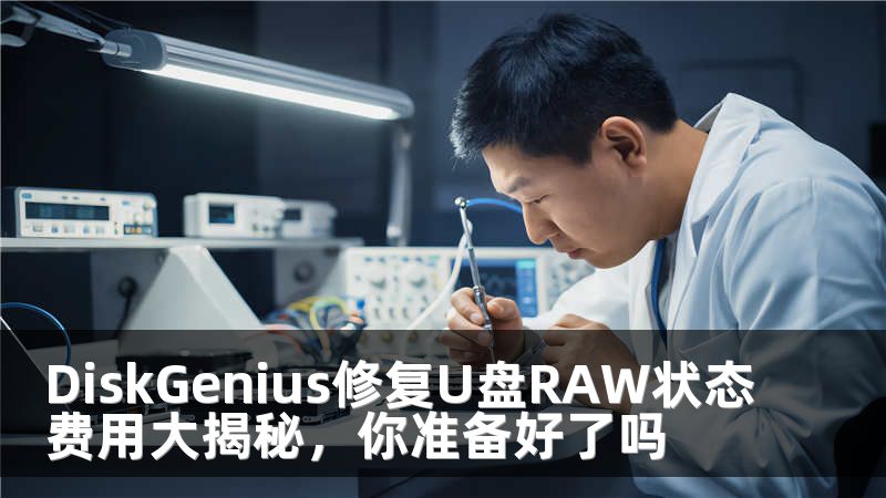 DiskGenius修复U盘RAW状态费用大揭秘，你准备好了吗