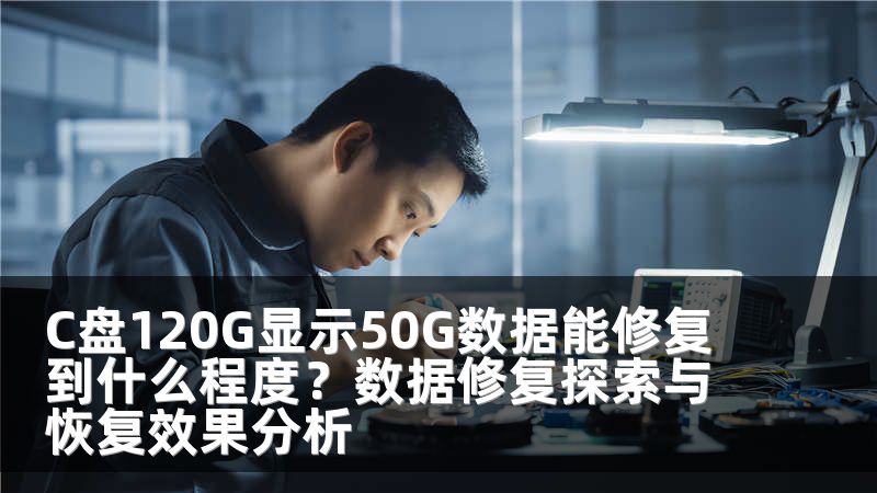 C盘120G显示50G数据能修复到什么程度？数据修复探索与恢复效果分析