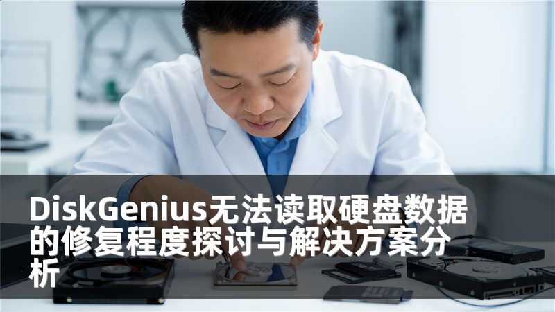 DiskGenius无法读取硬盘数据的修复程度探讨与解决方案分析