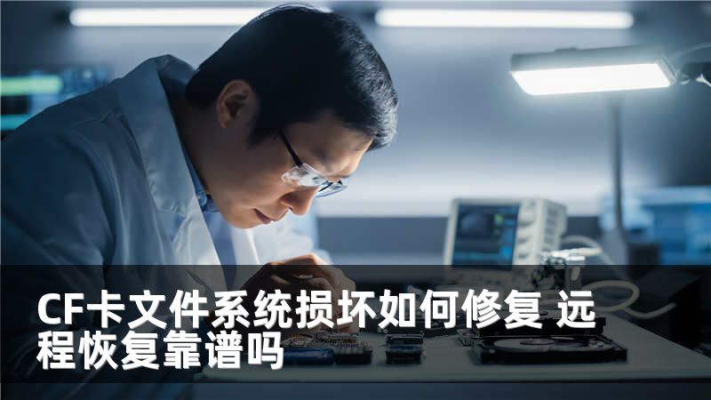 CF卡文件系统损坏如何修复 远程恢复靠谱吗