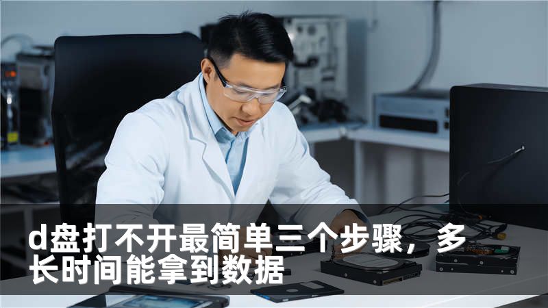 d盘打不开最简单三个步骤，多长时间能拿到数据