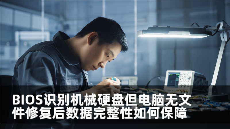 BIOS识别机械硬盘但电脑无文件修复后数据完整性如何保障