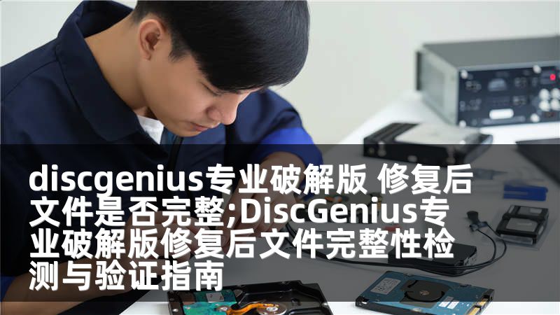 discgenius专业破解版 修复后文件是否完整;DiscGenius专业破解版修复后文件完整性检测与验证指南