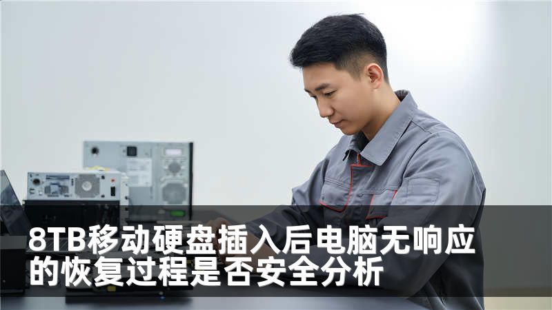 8TB移动硬盘插入后电脑无响应的恢复过程是否安全分析
