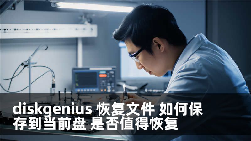 diskgenius 恢复文件 如何保存到当前盘 是否值得恢复