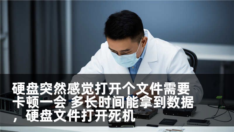 硬盘突然感觉打开个文件需要卡顿一会 多长时间能拿到数据，硬盘文件打开死机