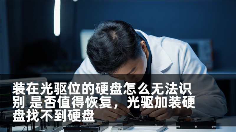 装在光驱位的硬盘怎么无法识别 是否值得恢复，光驱加装硬盘找不到硬盘