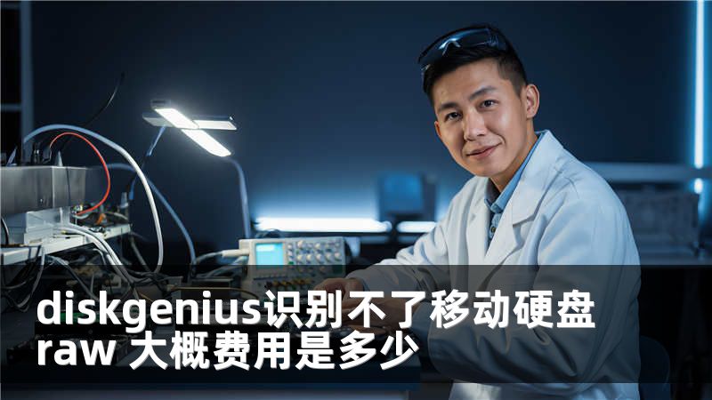 diskgenius识别不了移动硬盘raw 大概费用是多少