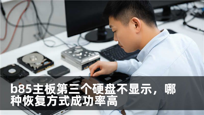 b85主板第三个硬盘不显示，哪种恢复方式成功率高