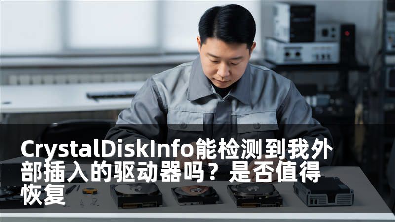 CrystalDiskInfo能检测到我外部插入的驱动器吗？是否值得恢复