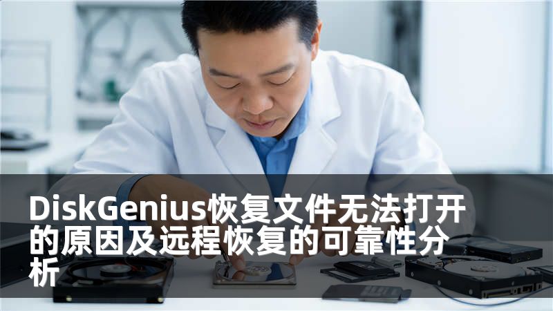 DiskGenius恢复文件无法打开的原因及远程恢复的可靠性分析