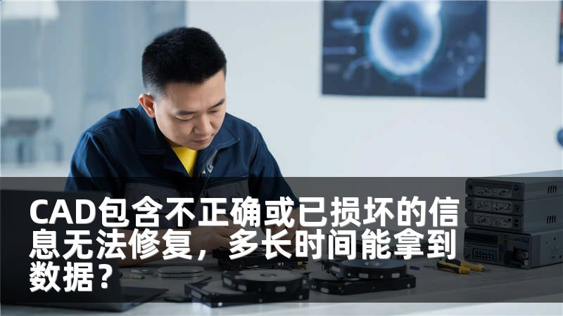 CAD包含不正确或已损坏的信息无法修复，多长时间能拿到数据？