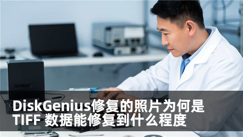 DiskGenius修复的照片为何是TIFF 数据能修复到什么程度
