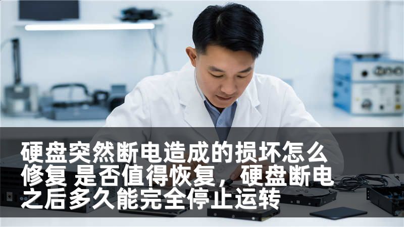 硬盘突然断电造成的损坏怎么修复 是否值得恢复，硬盘断电之后多久能完全停止运转