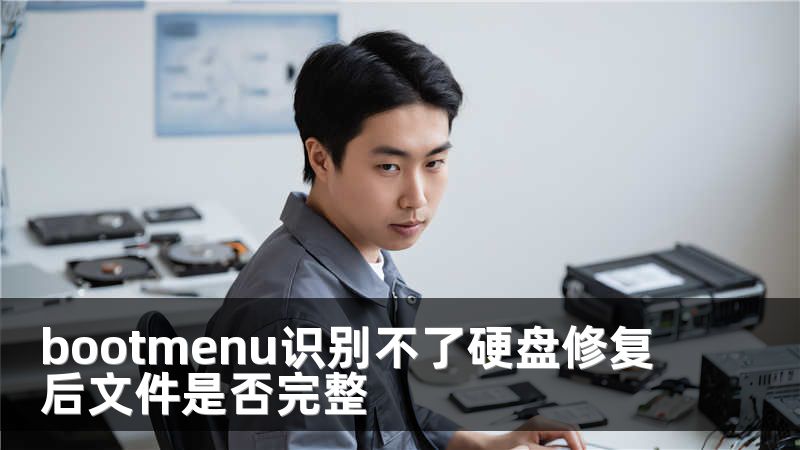 bootmenu识别不了硬盘修复后文件是否完整