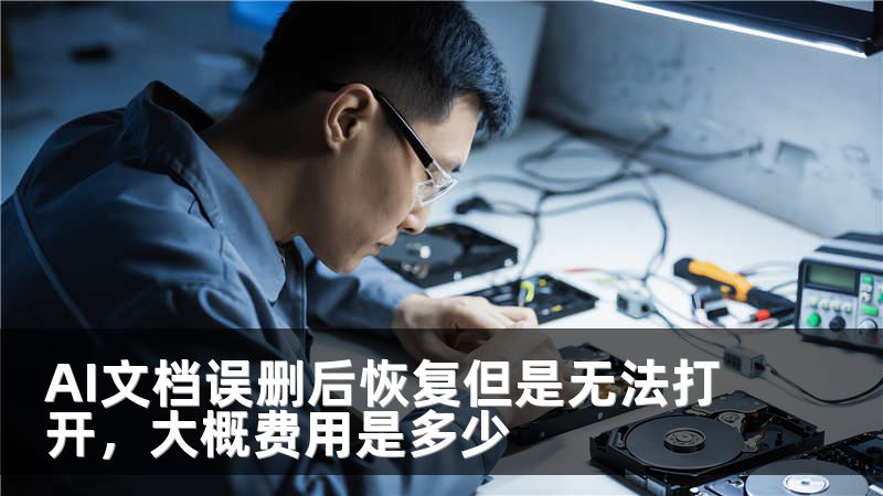 AI文档误删后恢复但是无法打开，大概费用是多少