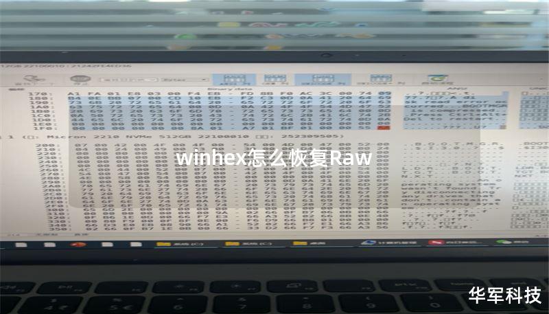 winhex怎么恢复Raw