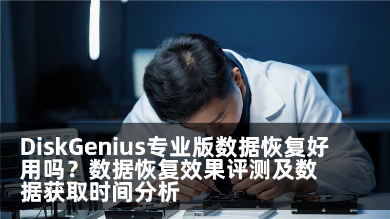 DiskGenius专业版数据恢复好用吗？数据恢复效果评测及数据获取时间分析