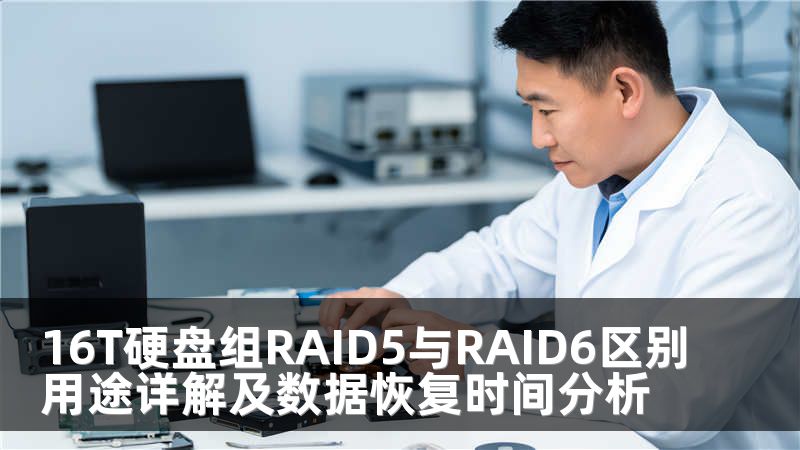 16T硬盘组RAID5与RAID6区别用途详解及数据恢复时间分析