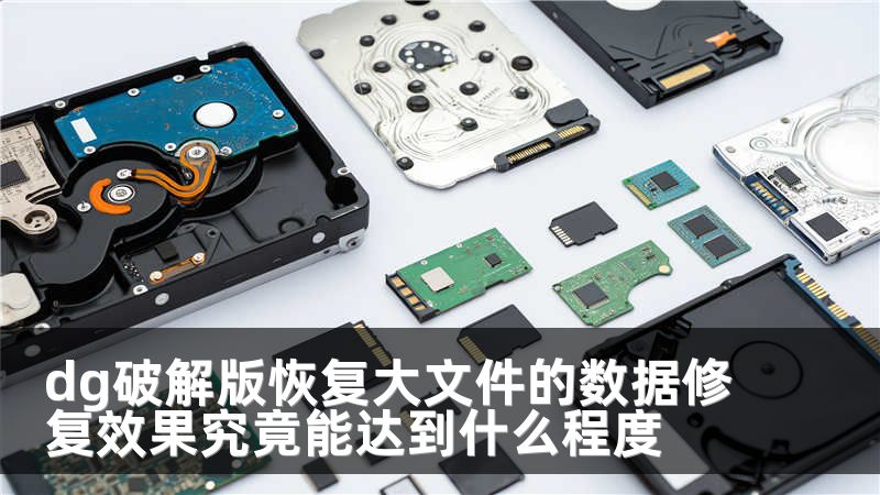 dg破解版恢复大文件的数据修复效果究竟能达到什么程度